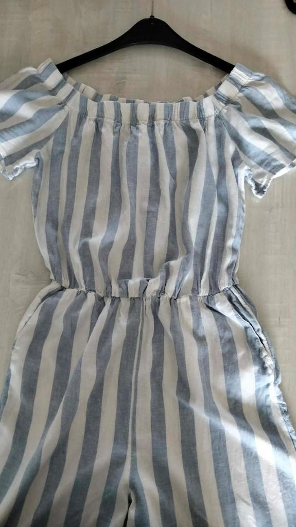 zomerse jumpsuit maat 38 h & m, Kleding | Dames, Jumpsuits, Zo goed als nieuw, Maat 38/40 (M), Overige kleuren, Ophalen of Verzenden