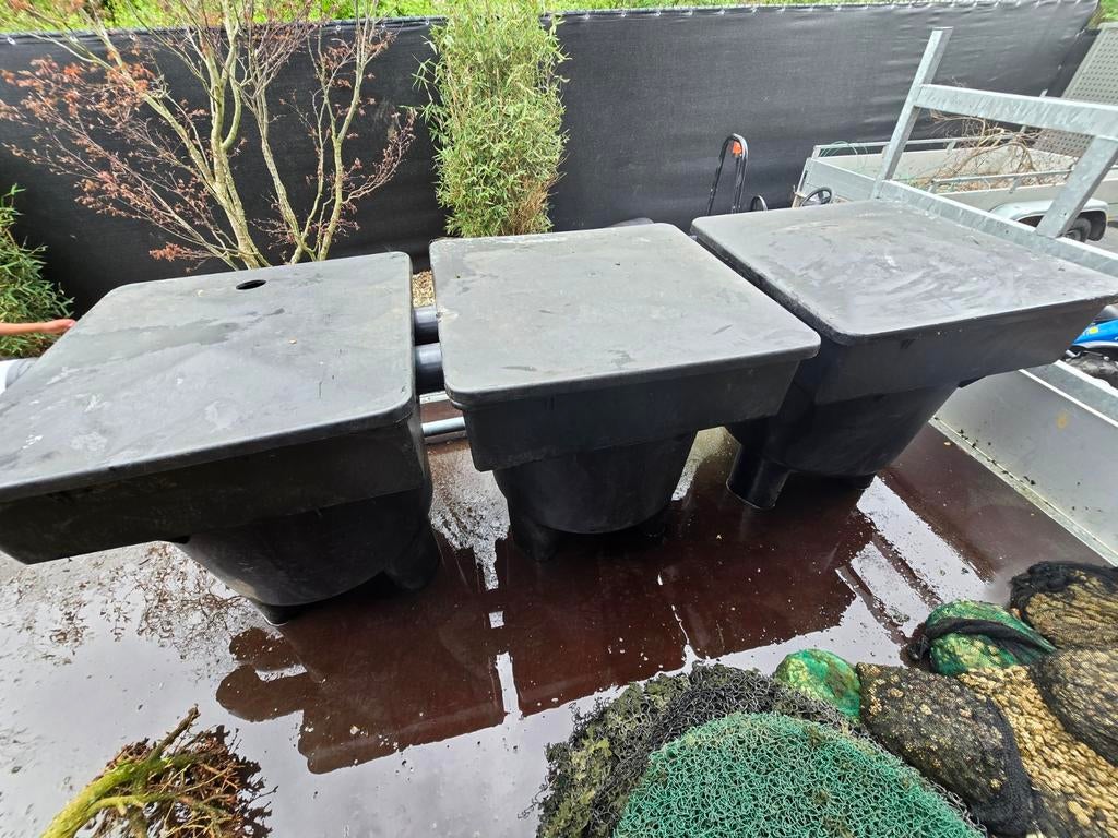 Groot 3 kamer filter met vortex, Ophalen