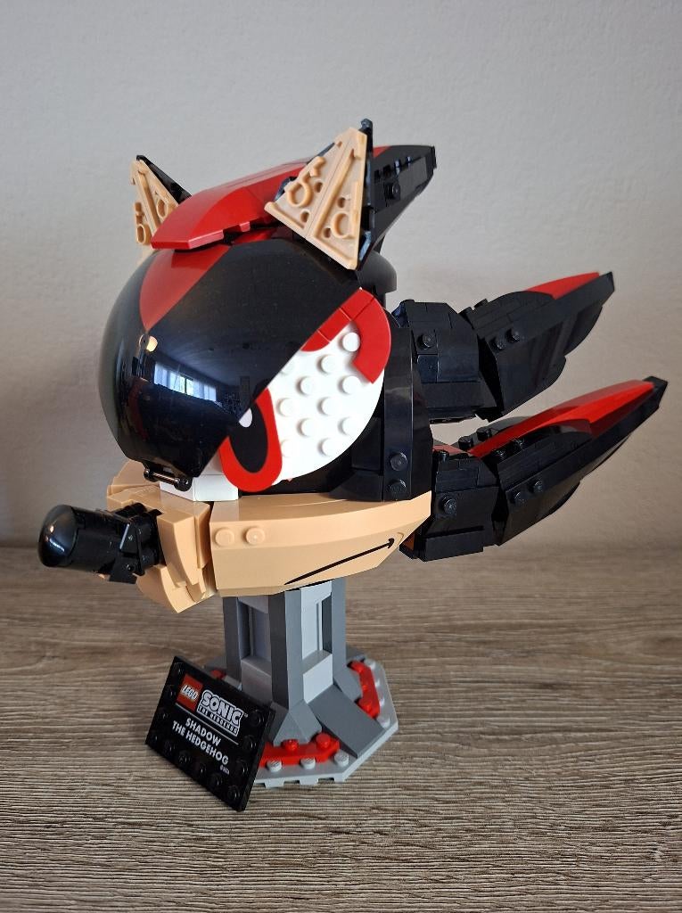 Lego set 77000 Helmets Shadow The Hedgehog (Sonic), Gebruikt, Marvel, Ophalen of Verzenden, Complete set