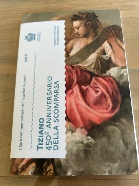 2 euro san marino 2026, Postzegels en Munten, Munten | Europa | Euromunten, Ophalen, San Marino, 2 euro