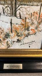 Schilderij De Scheemaeker – Winters landschap, Antiek en Kunst, Ophalen of Verzenden