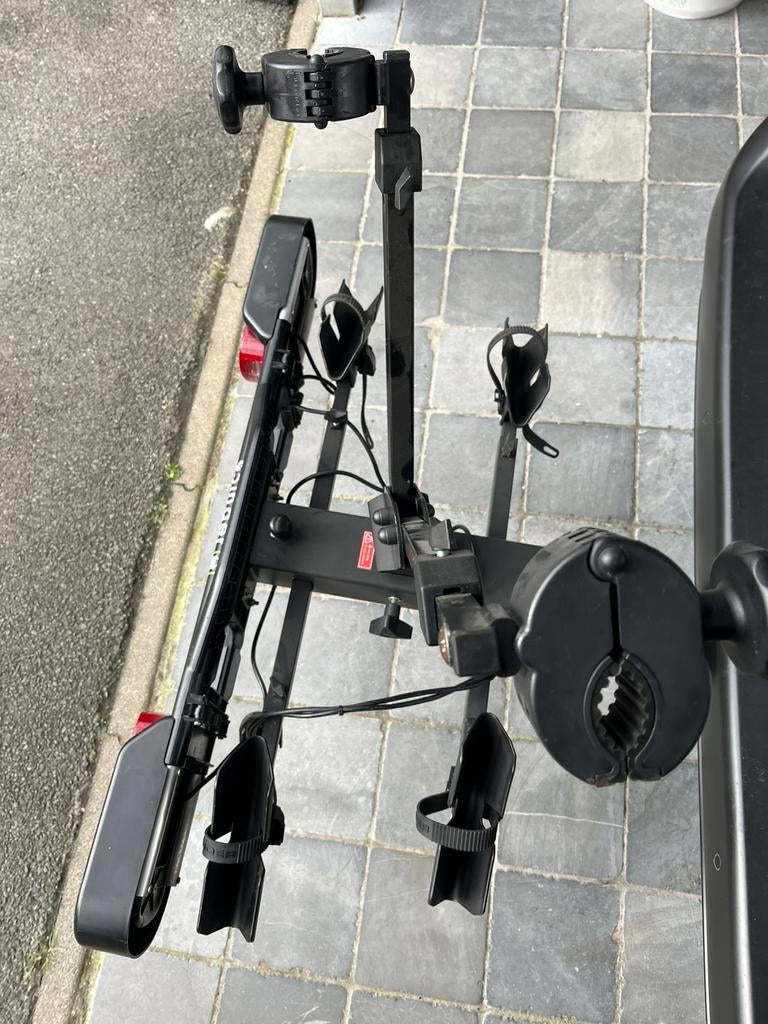 Merk spinder, Ophalen, Gebruikt, 2 fietsen, Trekhaakdrager