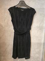 Ana Alcazar - mouwloze zwarte jurk met goud detail - maat 38, Kleding | Dames, Maat 38/40 (M), Zwart, Ophalen of Verzenden, Zo goed als nieuw