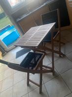 Nieuwe 2-zits tuintafel!, Tuin en Terras, Ophalen, Nieuw, Vierkant, Hout