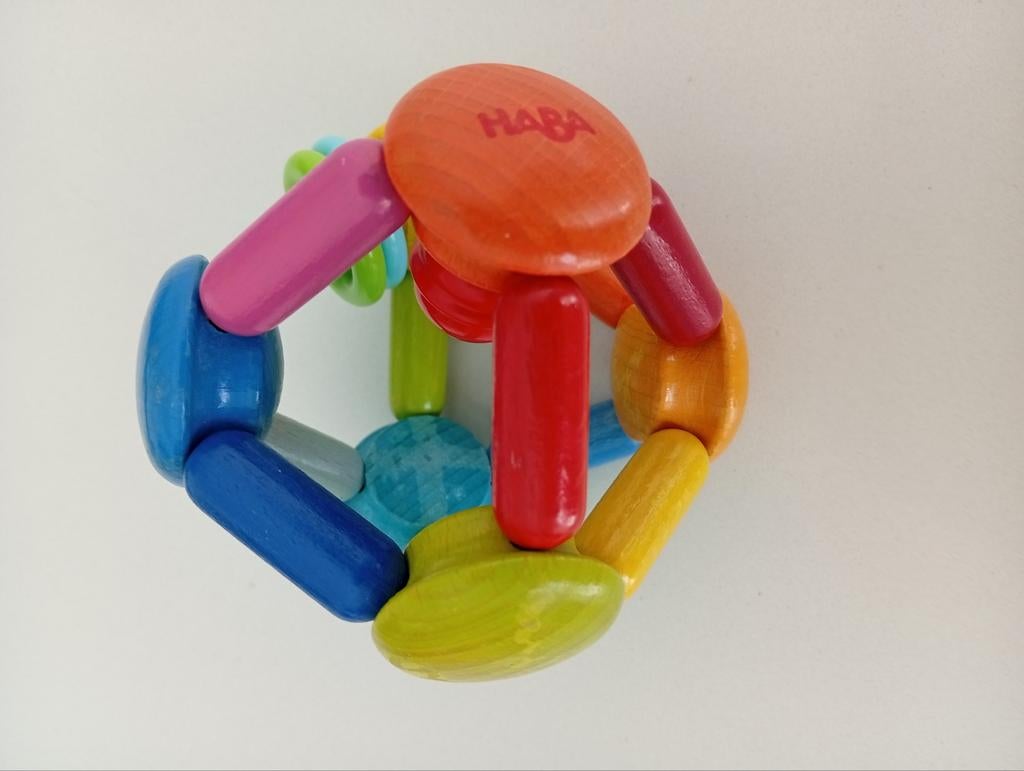 Haba rammelaar - grijpspeelgoed, Ophalen, Zo goed als nieuw, Rammelaar