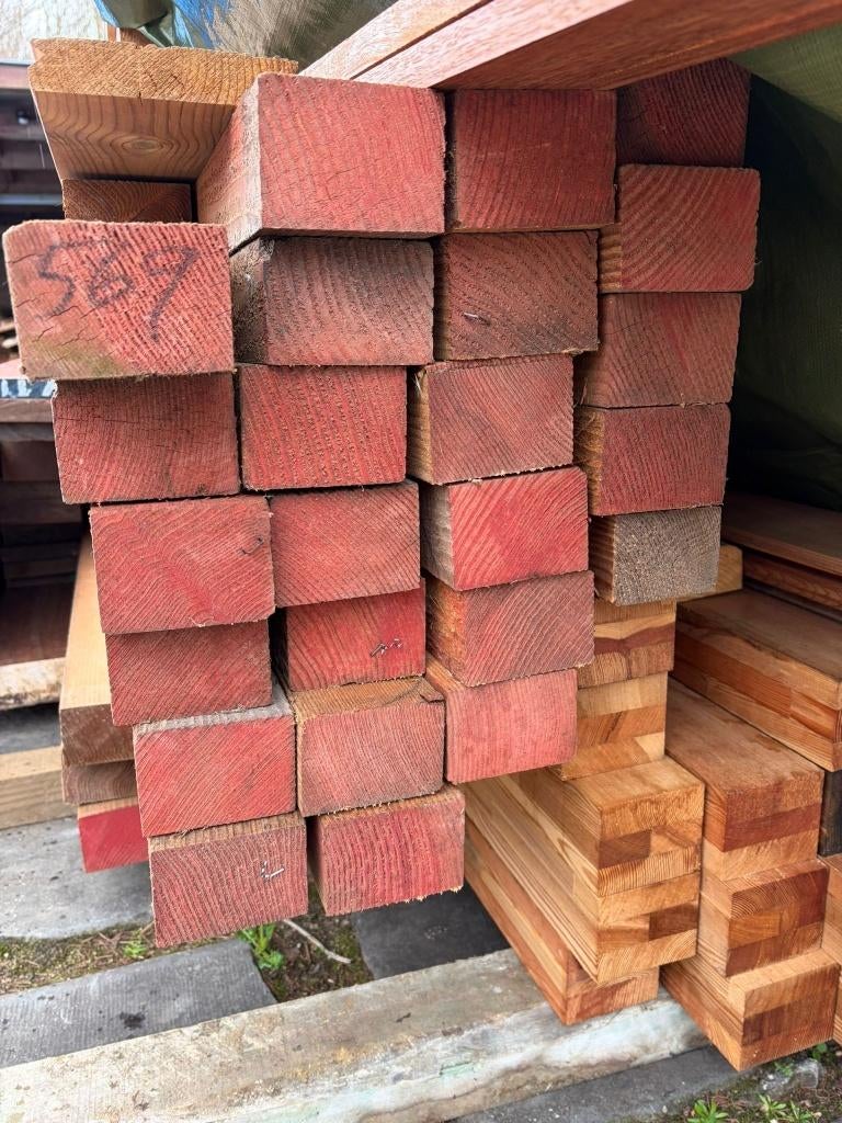 Oregon raamhout/bouwhout, Bricolage & Construction, Bois & Planches, Neuf, Poutre, Pin, 300 cm ou plus, 50 mm ou plus, Enlèvement