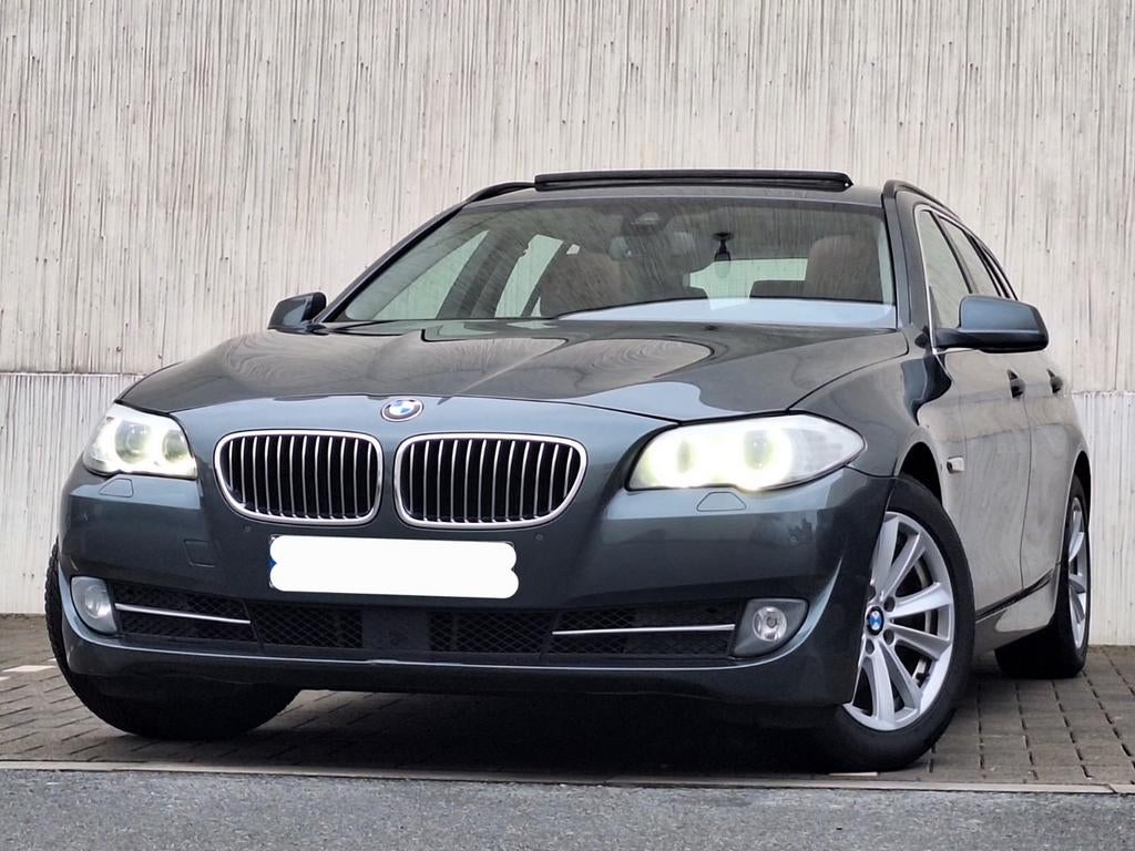 BMW 520D/AUTOMATISCHE TRANSMISSIE/PANODAK/LEER/LED/XENON/CAR, Auto's, BMW, Automaat, Euro 5, Bedrijf, 5 deurs