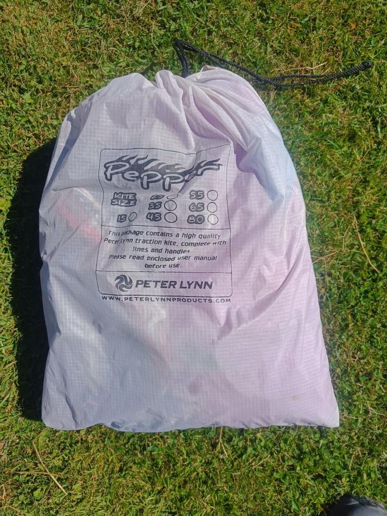 Kite Peter Lynn pepper 3.5m2, Watersport en Boten, Kitesurfen, Ophalen, Kite