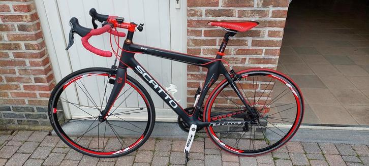Koersfiets: frame 52 cm - Carbon - Scatto, Fietsen en Brommers, Fietsen | Racefietsen, Carbon, Ophalen
