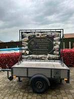 Reclame aanhangwagen, Ophalen, Gebruikt