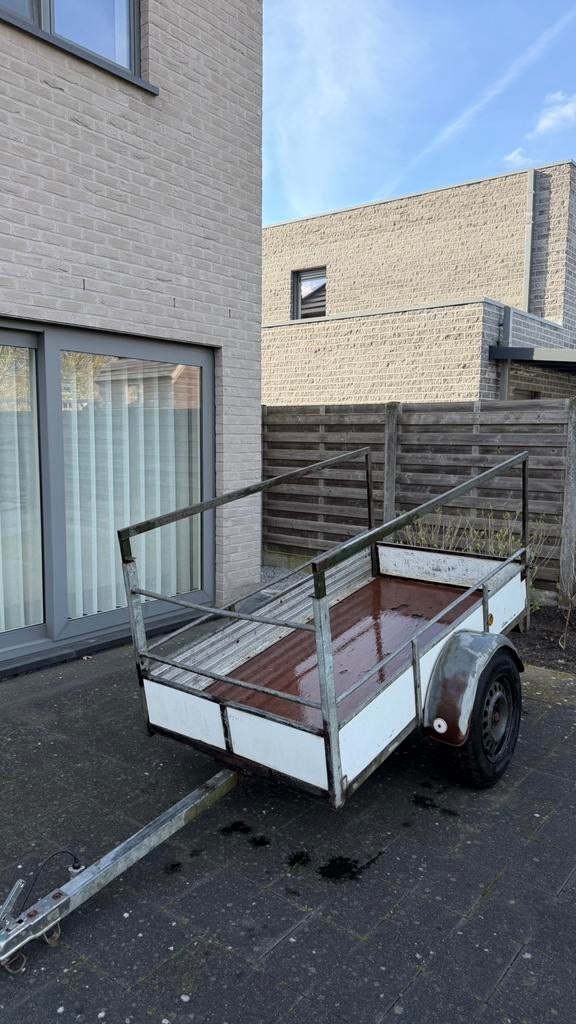 Stevige aanhangwagen! Aluminium binnenkader, Enlèvement, Comme neuf