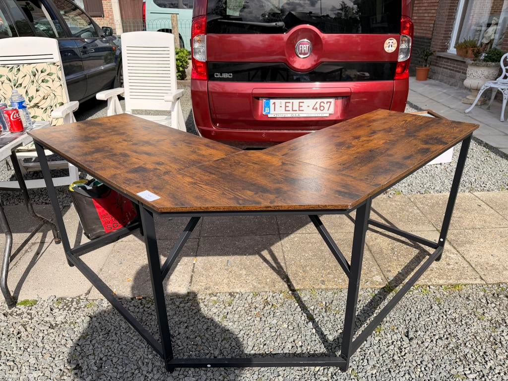 hoekbureau, Huis en Inrichting, Tafels | Statafels, Ophalen, Zo goed als nieuw