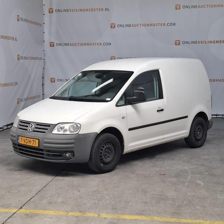 Bedrijfsauto, Volkswagen, Caddy, 2009, Auto's, Bestelwagens en Lichte vracht, Bedrijf, ABS, Alarm, Boordcomputer, Schuifdeur, Startonderbreker