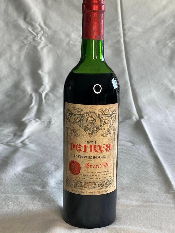 Petrus Pomerol 1974 – verzamelwijn uit privékelder, Verzamelen, Wijnen, Zo goed als nieuw, Rode wijn, Frankrijk, Vol, Ophalen of Verzenden