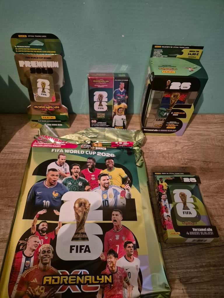 Panini Adrenalyn Worldcup 2026 promopack, Verzenden