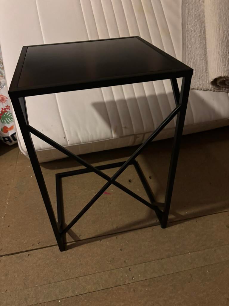 Bijzettafeltje, Modern, strak, Enlèvement, Métal ou Aluminium, Carré