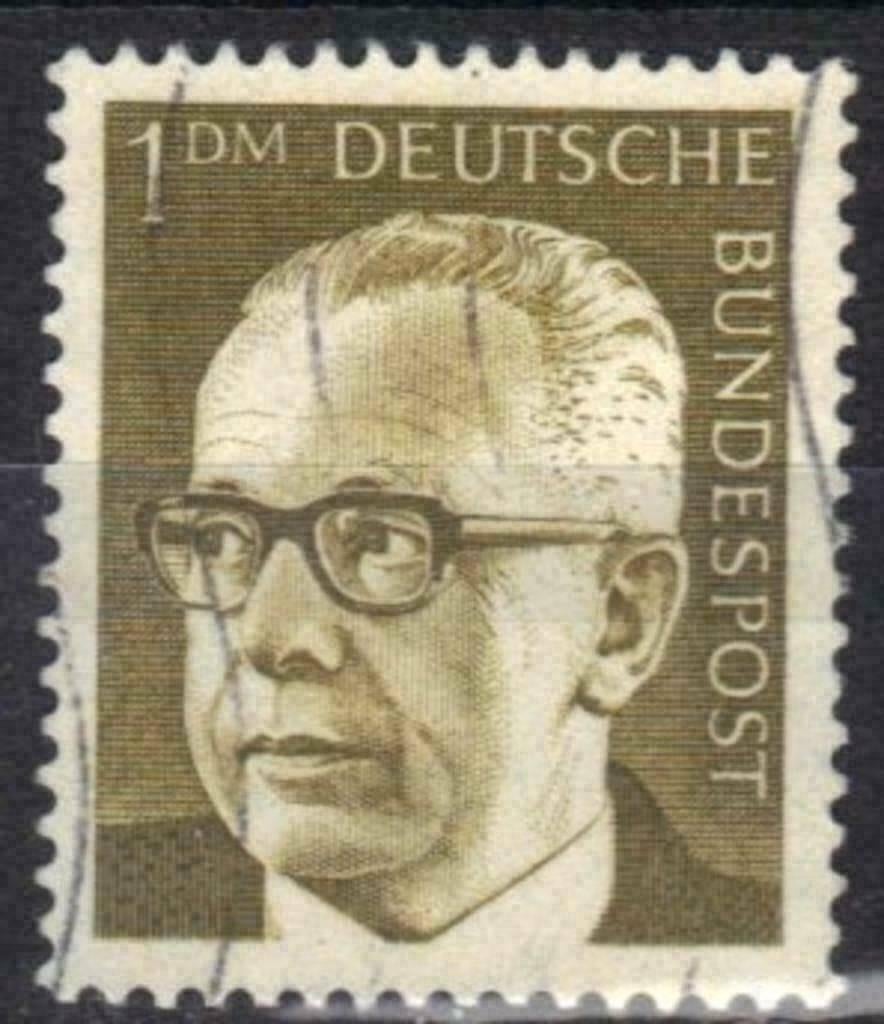 Duitsland Bundespost 1970-1972 - Yvert 516 - Heinemann (ST), Verzenden, Gestempeld