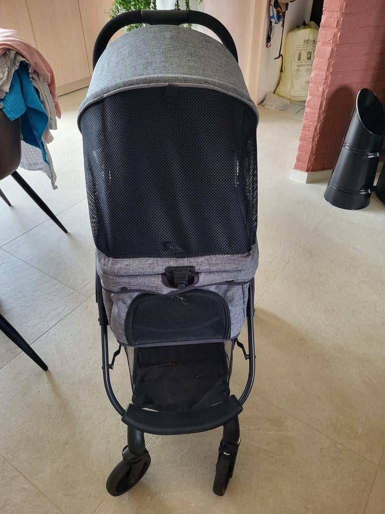 Opvouwbare hondenbuggy, Ophalen