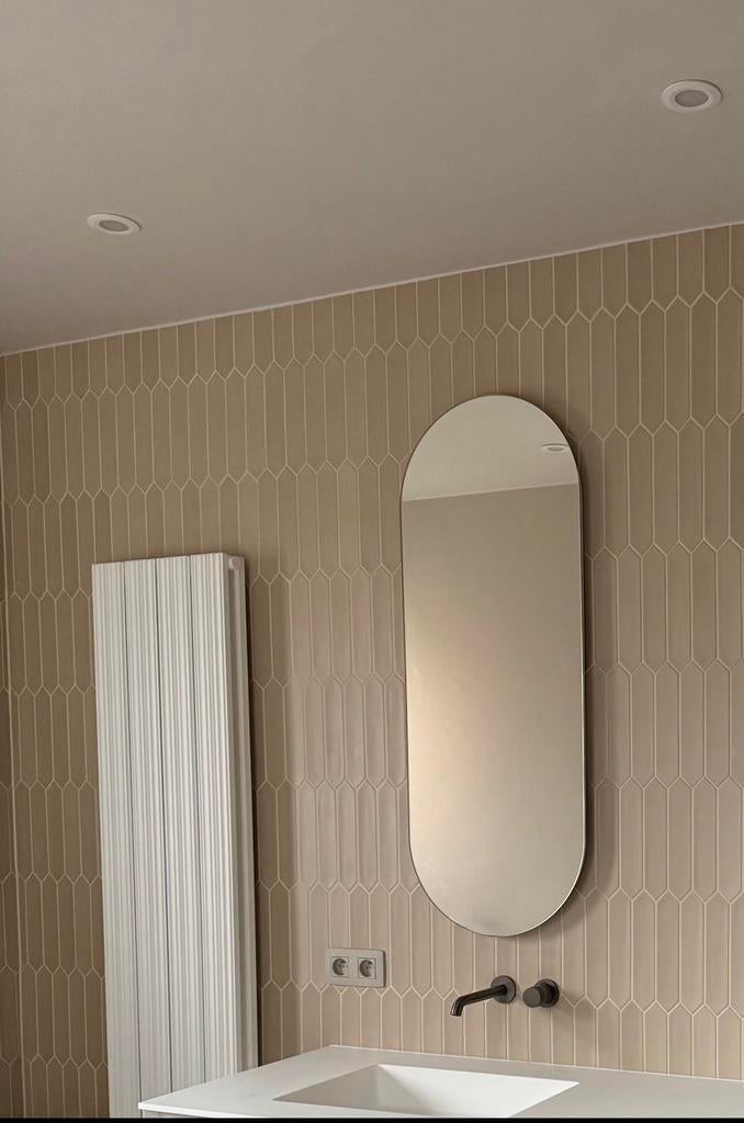 Keramische wandtegel | 5x25 cm | Lanse Muslin, Doe-het-zelf en Bouw, Tegels, Nieuw, Wandtegels, Keramiek, 20 tot 40 cm, Minder dan 20 cm