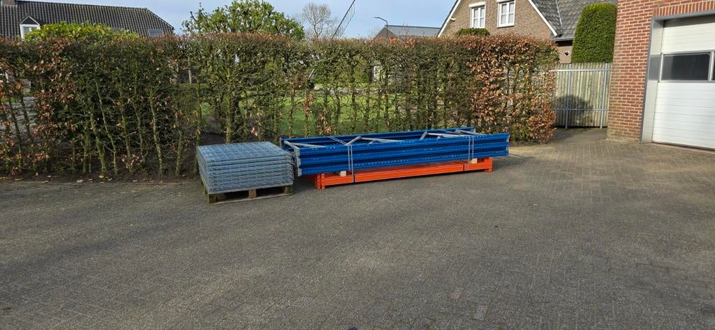 11,5 meter palletstelling , magazijnstelling , stelling, Enlèvement