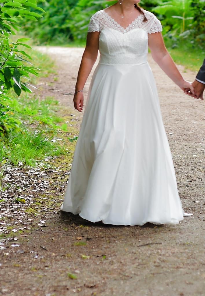 Trouwjurk Bohemien style, Ophalen, Zo goed als nieuw, Trouwjurk