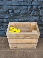 Houten Krat – Compact & Stevig nu met 25% korting, Huis en Inrichting, Nieuw, Ophalen of Verzenden, Rijkevorsel, Grenenhout
