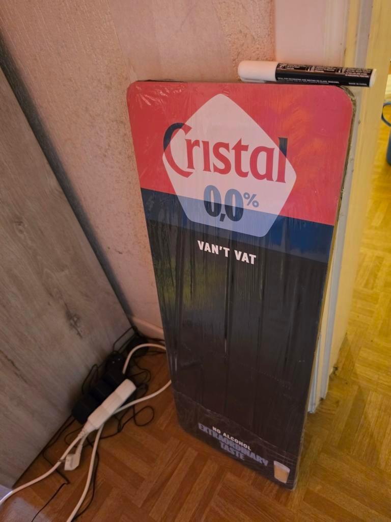 CRISTAL ALKEN bordje, Ophalen, Verpakking