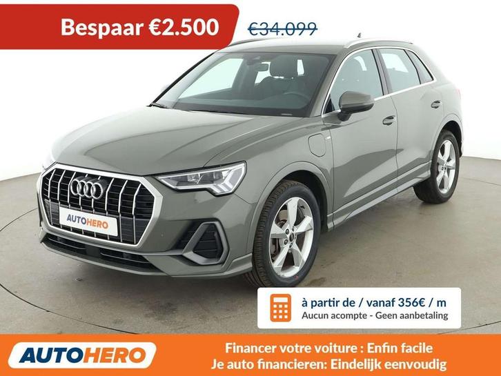 Audi Q3 45 TFSIe S line (année de construction 2021), Autos, Audi, Achat, Q3, ABS, Régulateur de distance, Airbags, Air conditionné