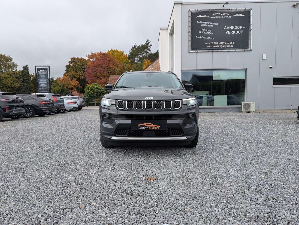Jeep Compass 1.3 T4 4x4 PHEV | FACELIFT | CAMERA | LEER |, Automaat, Gebruikt, 4 cilinders, 181 pk