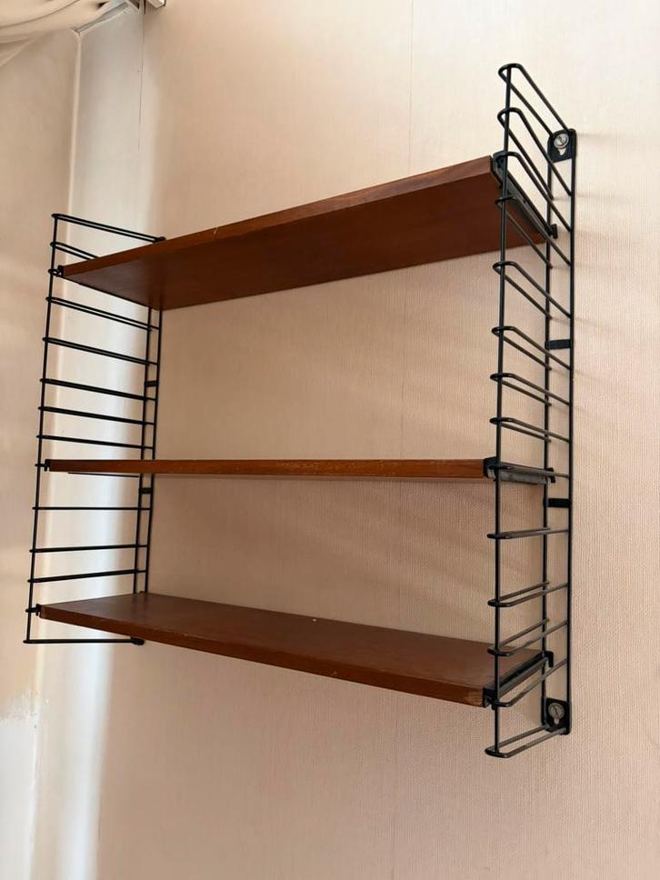 Vintage houten TOMADO rek / wandrek / etagere, Huis en Inrichting, Woonaccessoires | Wandplanken en Boekenplanken, Gebruikt, Ophalen