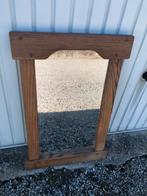 Miroir en chêne massif, 90cm*60cm, Ophalen, Rechthoekig, 50 tot 100 cm, Minder dan 100 cm