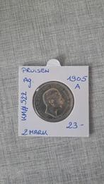 Pruisen 2 mark 1905 A  AG, Ophalen of Verzenden