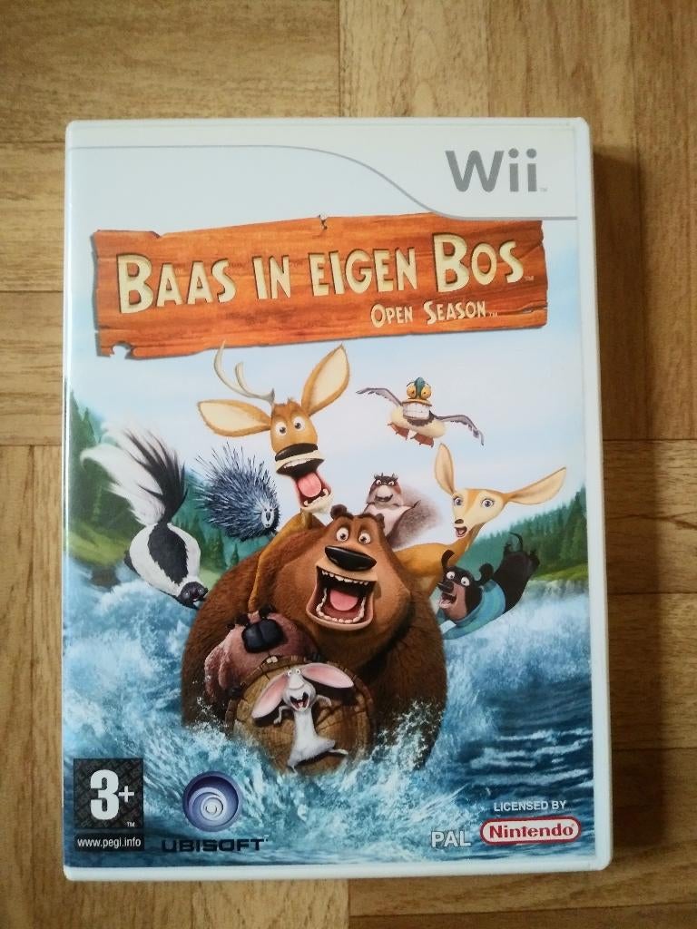 Baas in Eigen Bos of Open Season, spel voor Wii of Wii u, Puzzel en Educatief, Ophalen of Verzenden, Zo goed als nieuw, Eén computer