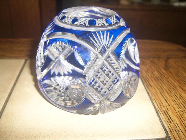 très beau et ancien presse-papiers cristal val saint lambert, Antiek en Kunst, Antiek | Glaswerk en Kristal, Ophalen of Verzenden