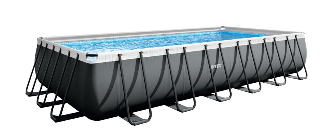 Intex zwembad, Jardin & Terrasse, Piscines, 300 cm ou plus, Enlèvement, Utilisé, Rectangulaire