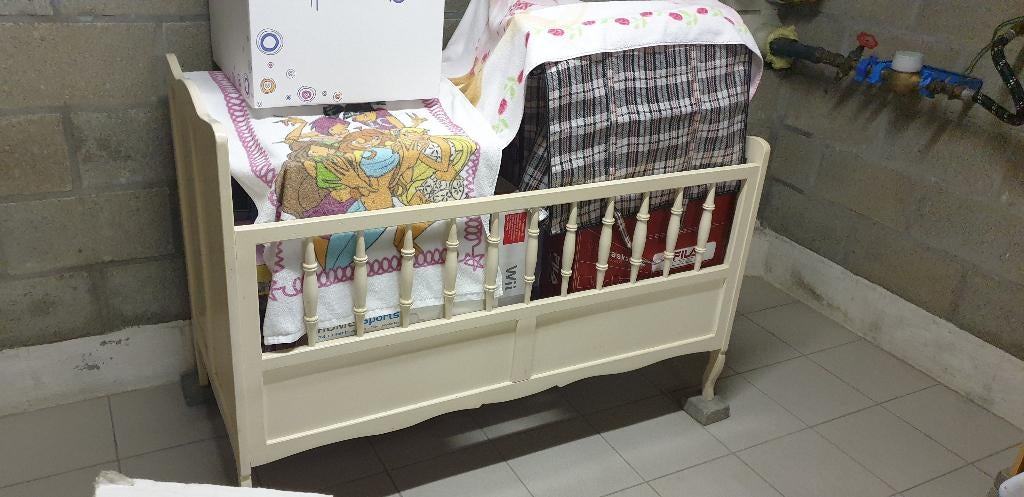 kinderbed, Moins de 70 cm, Sommier à lattes, Enlèvement, Utilisé