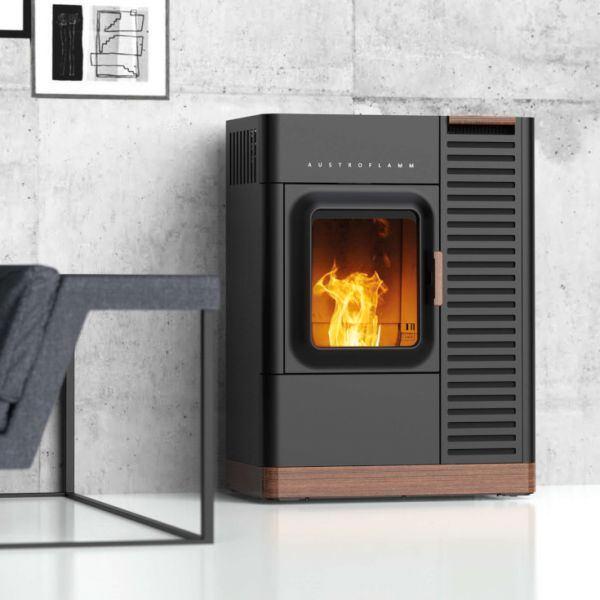 Austroflamm Mo Duo pelletkachel en houtkachel in één, Maison & Meubles, Accessoires pour la Maison | Autre, Neuf, Enlèvement ou Envoi