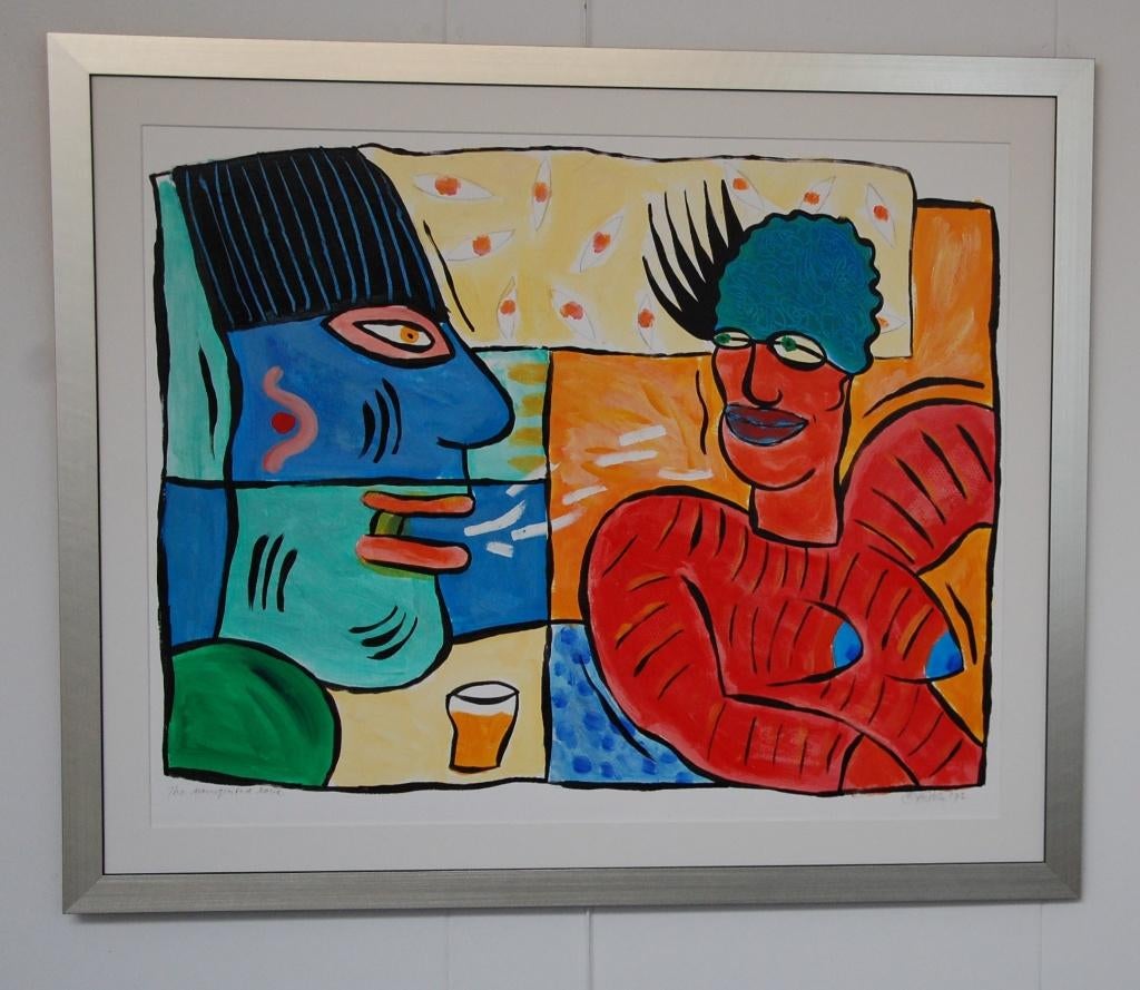 L'original de Clemens Briels : L'amour inassouvi, Antiquités & Art, Art | Lithographies & Sérigraphies, Enlèvement