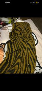 Sjaal bruin/goud, Kleding | Dames, Mutsen, Sjaals en Handschoenen, Ophalen of Verzenden, Gedragen, Sjaal