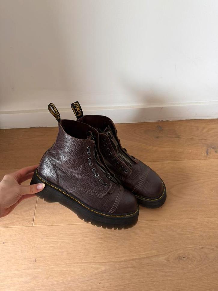 Dr.Martens Sinclair plateaulaarzen (bruin), Kleding | Dames, Schoenen, Gedragen, Lage of Enkellaarzen, Bruin, Ophalen