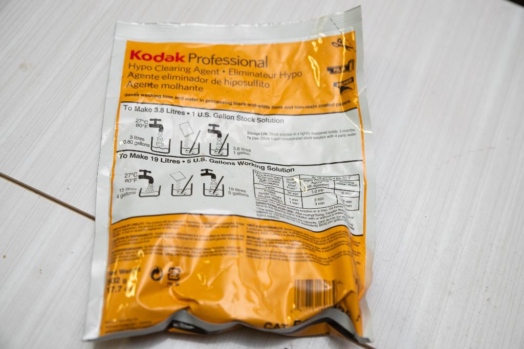 Hypo Clearing Agent Kodak, Ophalen of Verzenden, Nieuw, Doka-onderdelen