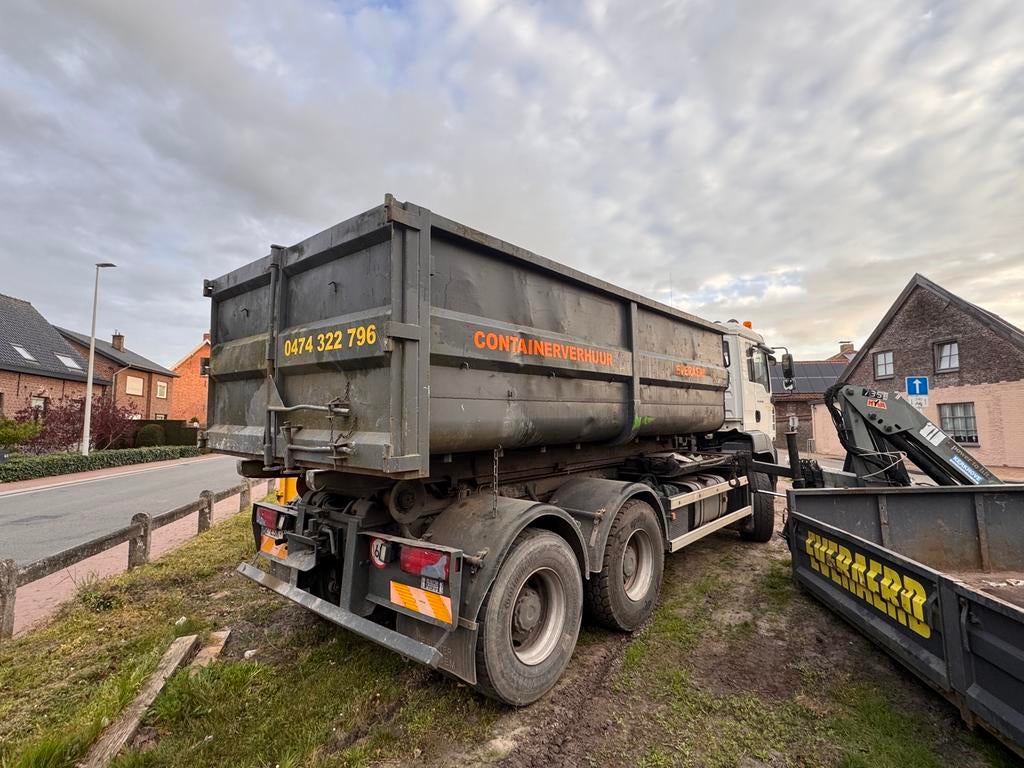 15kub container, Ophalen