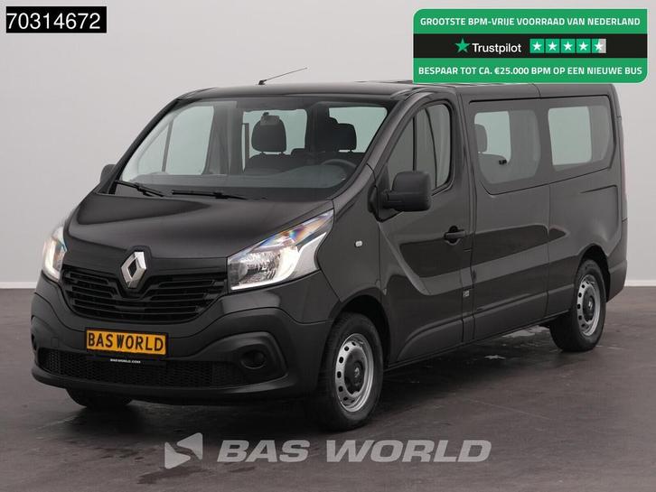Renault Trafic 95pk Personenvervoer 6 Persoons Parkeersensor, Auto's, Bestelwagens en Lichte vracht, Bedrijf, Te koop, Centrale vergrendeling