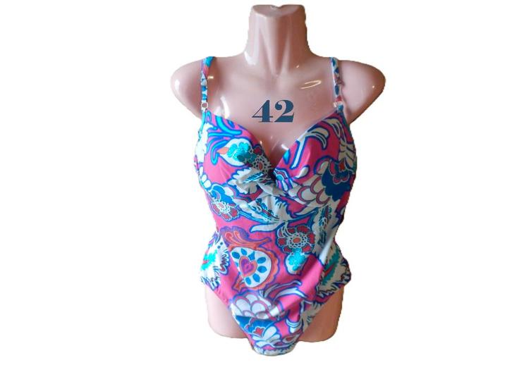 (88) - maillot femme t.XL bleu rose - GTX -, Kleding | Dames, Badmode en Zwemkleding, Zo goed als nieuw, Badpak, Blauw, Ophalen of Verzenden