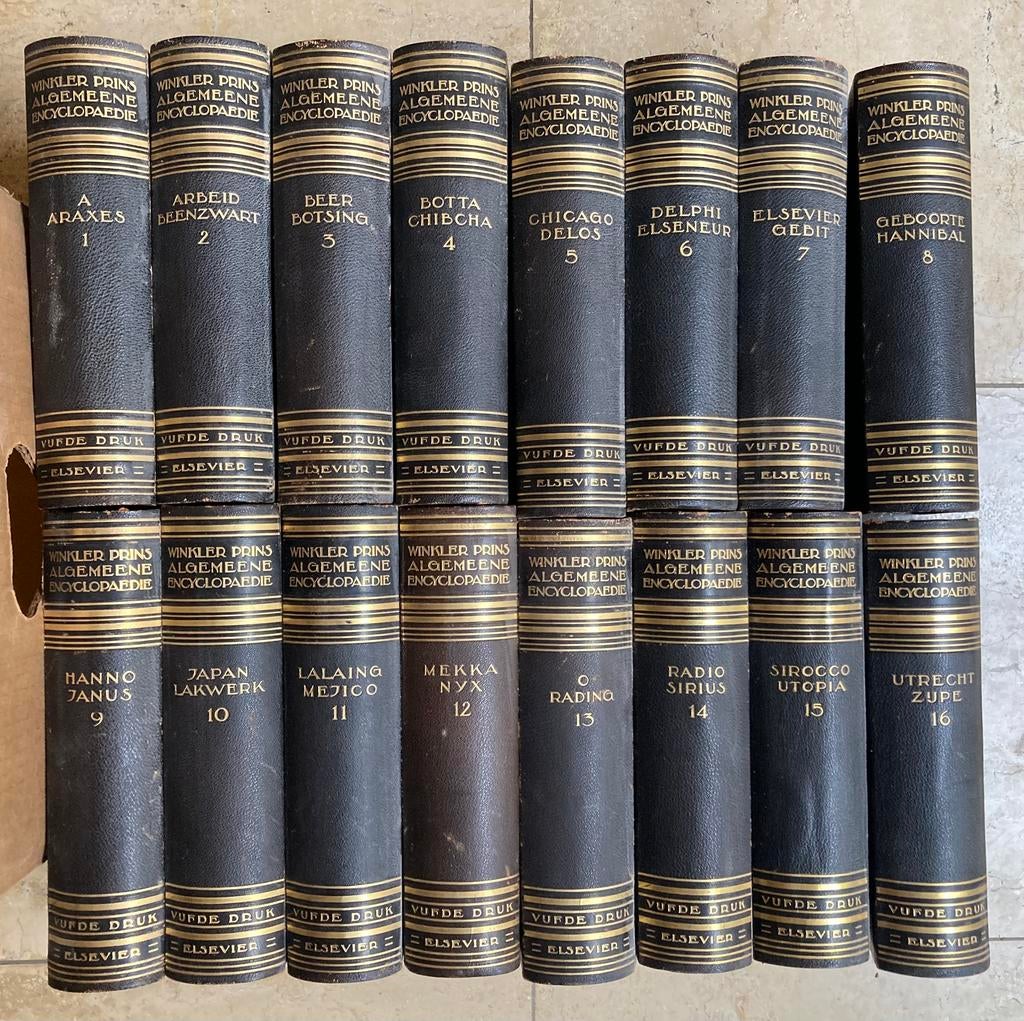 Encyclopaedia Winkler Prins - 1938, Enlèvement, Comme neuf