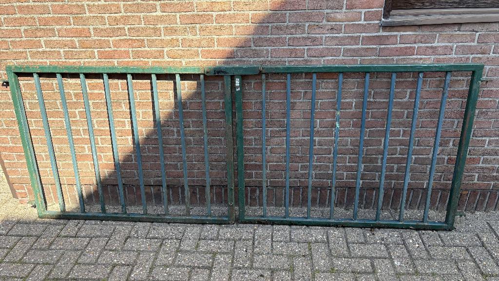ijzeren poort (weidepoort), Ophalen, Gebruikt, Minder dan 100 cm, IJzer