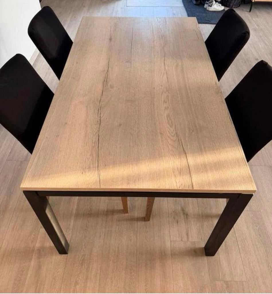 Eettafel (zonder stoelen), 100 à 150 cm, Quatre personnes, Comme neuf, Enlèvement