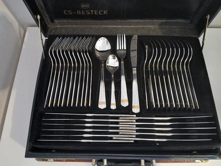 Bestekkoffer, Maison & Meubles, Cuisine | Couverts, Neuf, Ensemble de couverts, Enlèvement