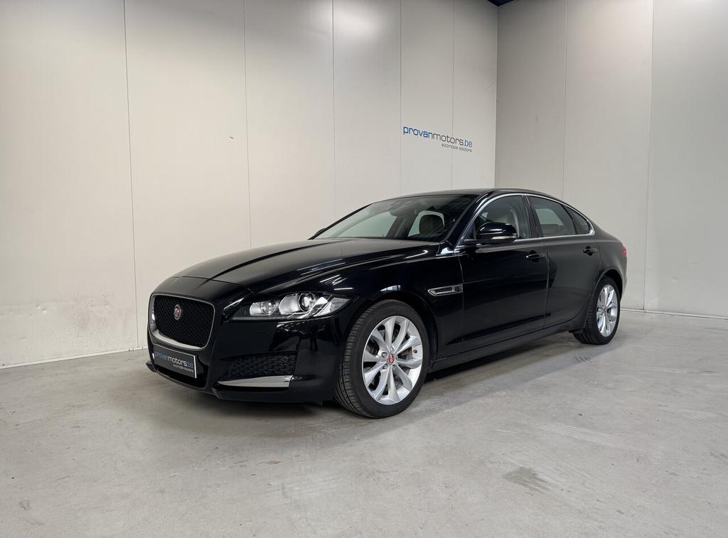 Jaguar XF 2.0d Autom. - Airco - GPS - Topstaat!, Auto's, Jaguar, Zwart, XF, Particulier, Te koop