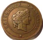 Historische Franse penning, Enlèvement ou Envoi, Bronze